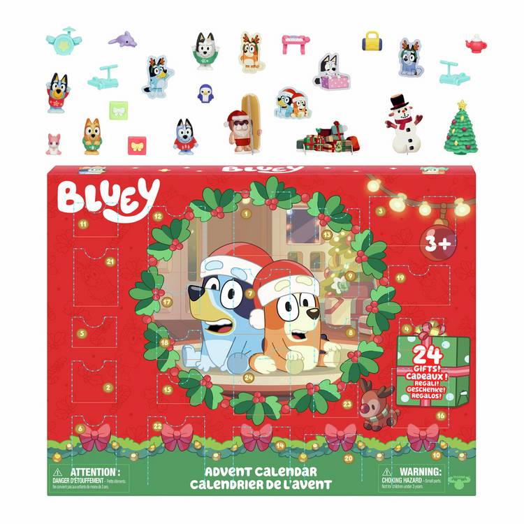 Bluey mini figure advent calendar (British brand)