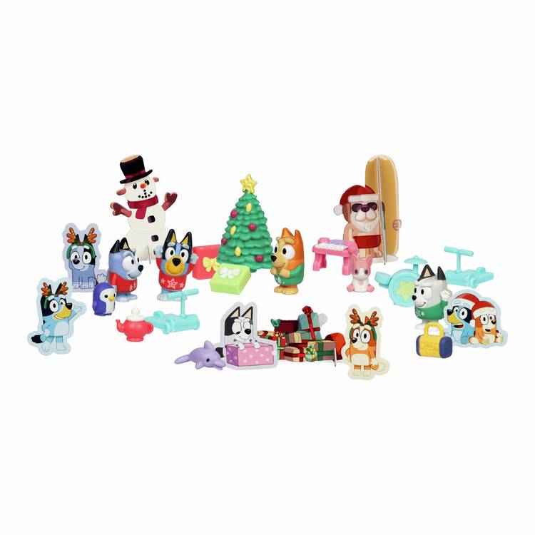 Bluey mini figure advent calendar (British brand)