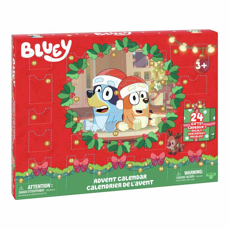 Bluey mini figure advent calendar (British brand)