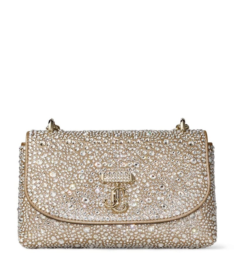 Jimmy Choo Curve cross-body bag with crystal embellishments, UK version