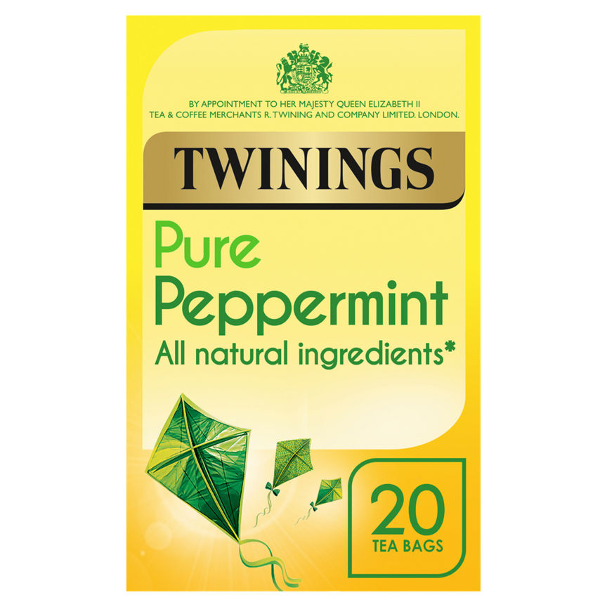 Twinings Pure Peppermint 20 Tea Bags GOODS ASDA