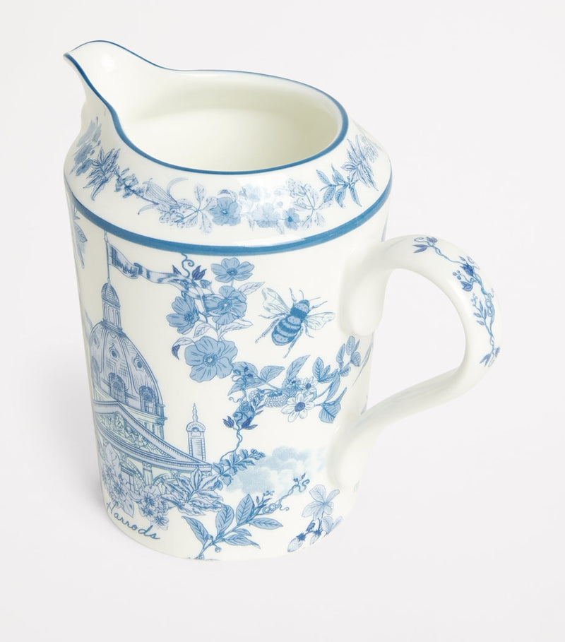 Harrods bone china toile creamer - British product