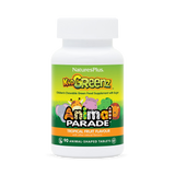 Holland & Barrett NaturesPlus Animal Parade KidGreenz Tropical Fruit Flavour Children's Chewable Supplement 90 Chewables- Buy online at McGrocer