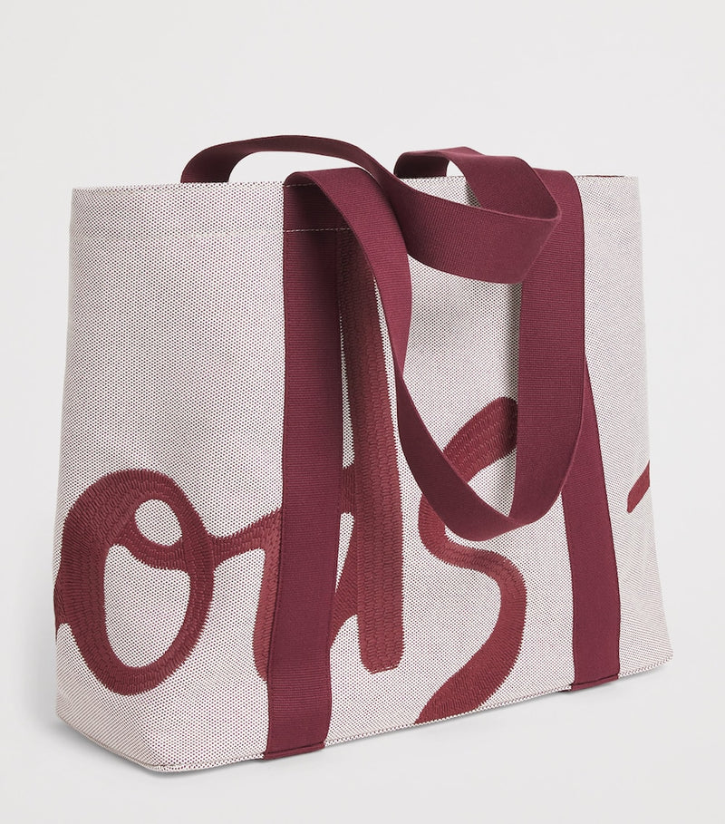 Harrods medium logo tote bag, imported from the UK