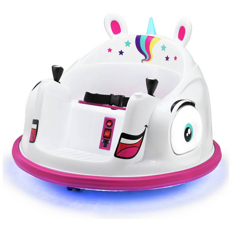 Xootz Unicorn Bumper Car ride-on toddler toy (British brand)