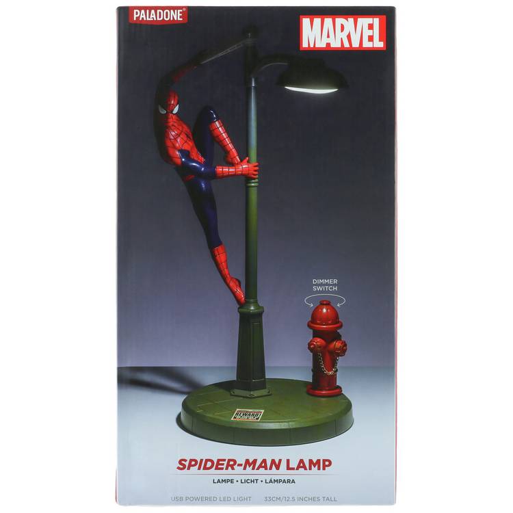 Disney Spiderman LED novelty lamp multicoloured - British product