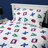 PlayStation single bedding set with logo print - British product