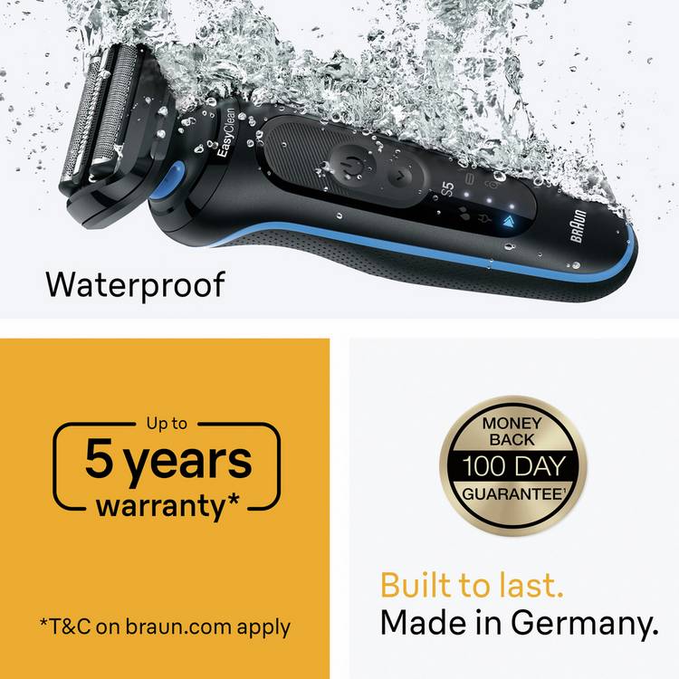 Braun Series 5 electric shaver with SmartCare Centre (British brand)