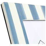 Habitat blue ceramic picture frame 5x7 inches, imported from the UK