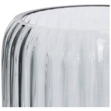 Habitat tall ribbed glass vase 35cm, imported from the UK