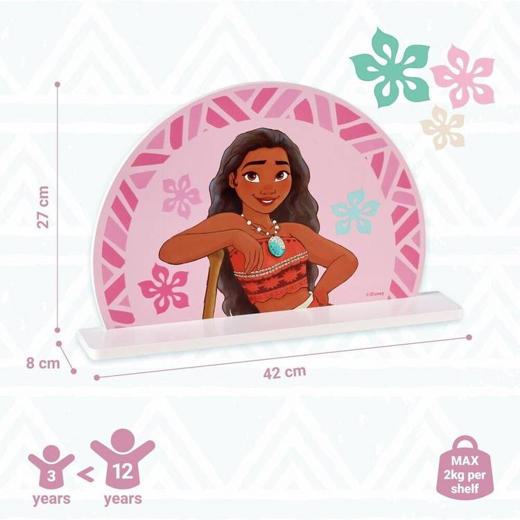 Disney Moana oval shelf pink finish, UK version