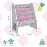 Disney Stitch storage bookcase white and pink, imported from the UK