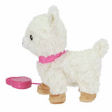 Chad Valley Walking Pet Llama soft toy 25cm, imported from the UK