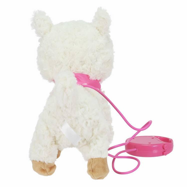 Chad Valley Walking Pet Llama soft toy 25cm, imported from the UK