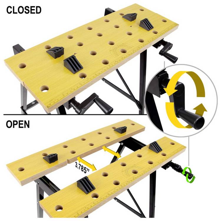 WORKPRO portable workbench (British brand)