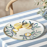 Habitat stoneware platter lemon design 32.5cm, UK version
