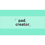 Pad Creator Instant Print Tablet with stylus pen and paper rolls - British product