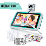 Pad Creator Instant Print Tablet with stylus pen and paper rolls - British product