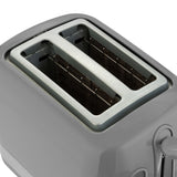 Cookworks grey plastic 2 slice toaster (British brand)