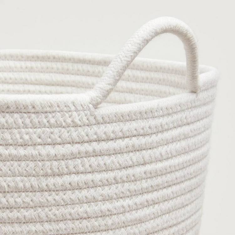 Great Little Trading Company green rope storage basket (British brand)