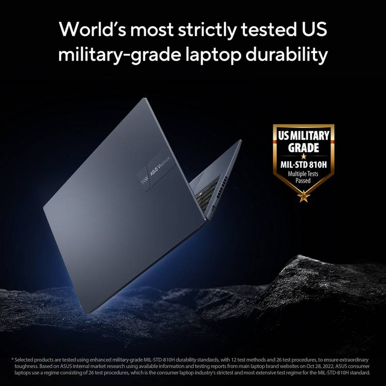 ASUS Vivobook 15 laptop with AMD Ryzen 7 16GB 512GB (British brand)