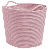 Great Little Trading Company rope storage basket rose pink, imported from the UK