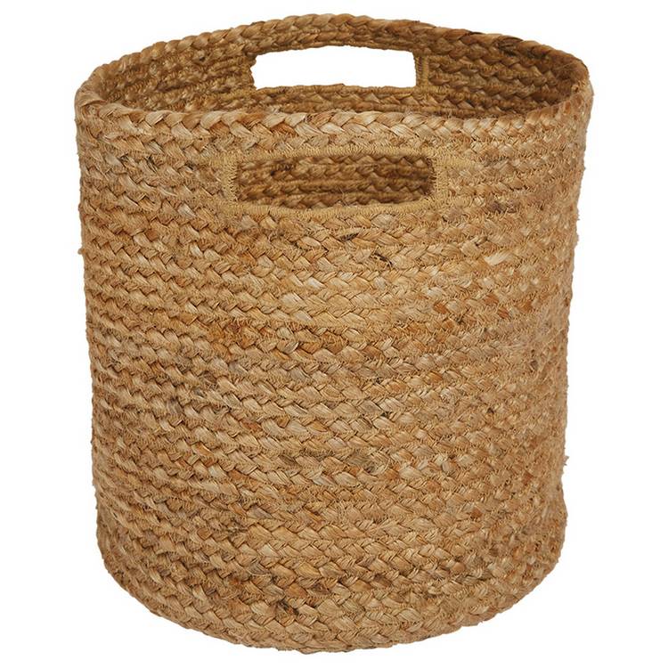 Great Little Trading Company jute storage basket natural 28cm (British brand)