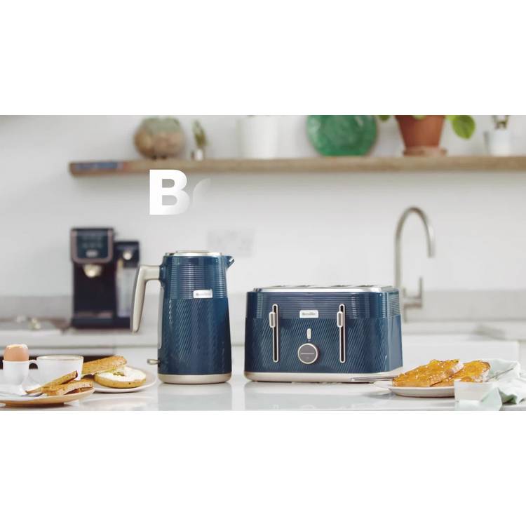 Breville Obliq kettle 1.7l cream - British product