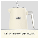 Breville Obliq kettle 1.7l cream - British product