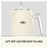 Breville Obliq kettle 1.7l cream - British product