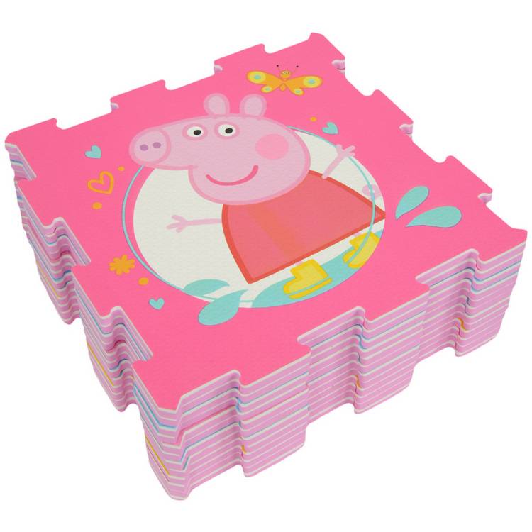 Peppa Pig 12 piece EVA play mat, imported from the UK