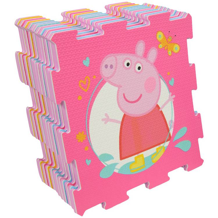 Peppa Pig 12 piece EVA play mat, imported from the UK