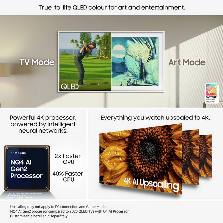 Samsung The Frame 43 inch QLED TV - British product