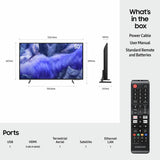Samsung 50 inch QLED 4K HDR TV, imported from the UK