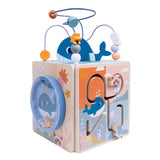 Chad Valley wooden activity cube Under the Sea, imported from the UK