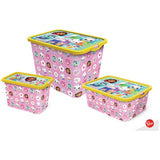 Argos Spin Master Gabby's Dollhouse Set of 3 Storage Boxes - Pink- Buy online at McGrocer