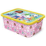 Spin Master Gabby's Dollhouse storage boxes 3 pink - British product