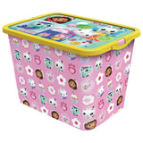 Spin Master Gabby's Dollhouse storage boxes 3 pink - British product