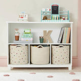 Great Little Trading Company rope storage basket pastel spot 28cm (British brand)