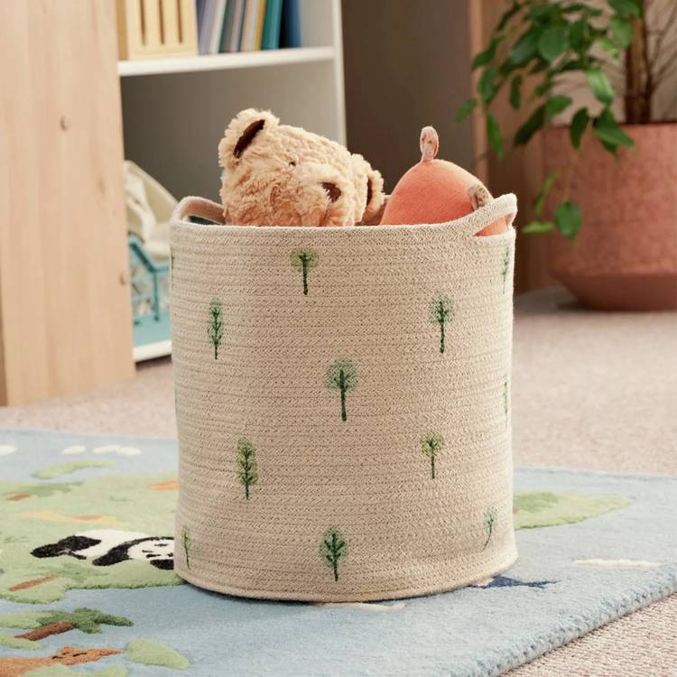 Great Little Trading Company rope storage basket Woodland 28cm - British product