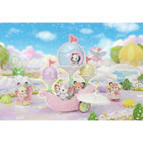 Sylvanian Families Skyship set with baby figure, imported from the UK