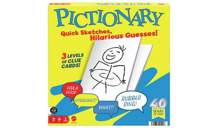 Mattel Pictionary family board game (British brand)