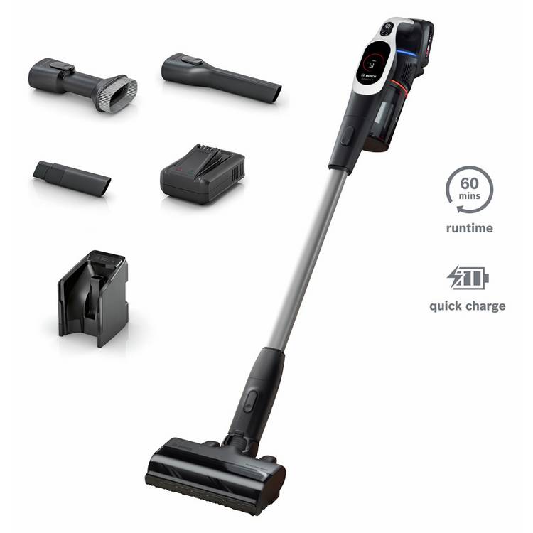 Bosch Unlimited 9 cordless vacuum MicroClean (British brand)