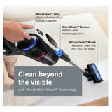 Bosch Unlimited 9 cordless vacuum MicroClean (British brand)