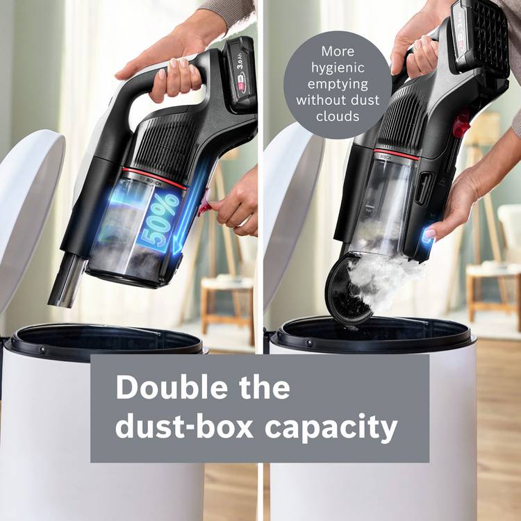 Bosch Unlimited 9 cordless vacuum MicroClean (British brand)