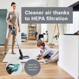 Bosch Unlimited 9 cordless vacuum MicroClean (British brand)