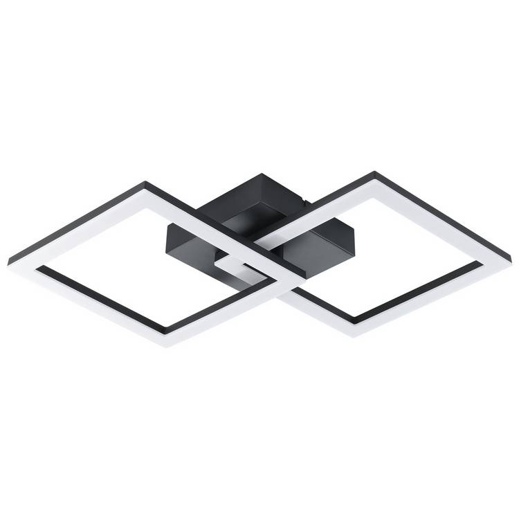 EGLO LED flush ceiling light black 31cm - British product