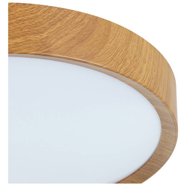 EGLO Musurita wood effect LED flush ceiling light, imported from the UK