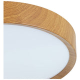 EGLO Musurita wood effect LED flush ceiling light, imported from the UK