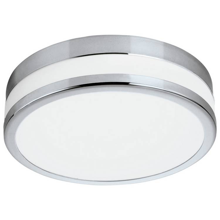 EGLO Palermo flush ceiling light chrome 22.5cm - British product
